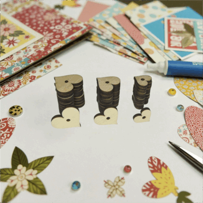 lot de 30 coeurs en bois – 2 mm tilleul – 10×(19 mm), 10×(16 mm), 10×(12 mm) – découpes laser pour scrapbooking, diy, carterie, déco – bois issu de forêts gérées durablement (coeurs)